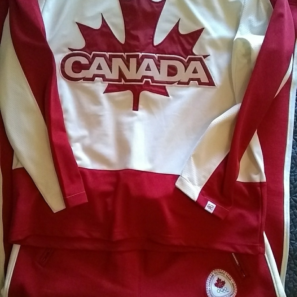 Official HBC 06 Canadian Olympic warm up suit sz L